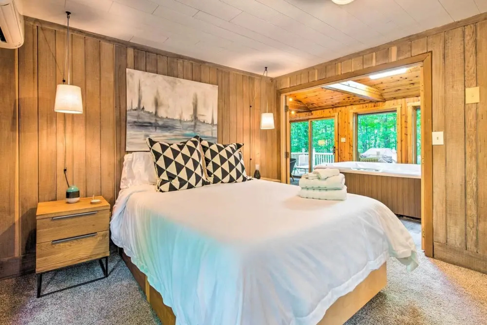 Pet-friendly Pocono Pines Rental w/ Hot Tub!