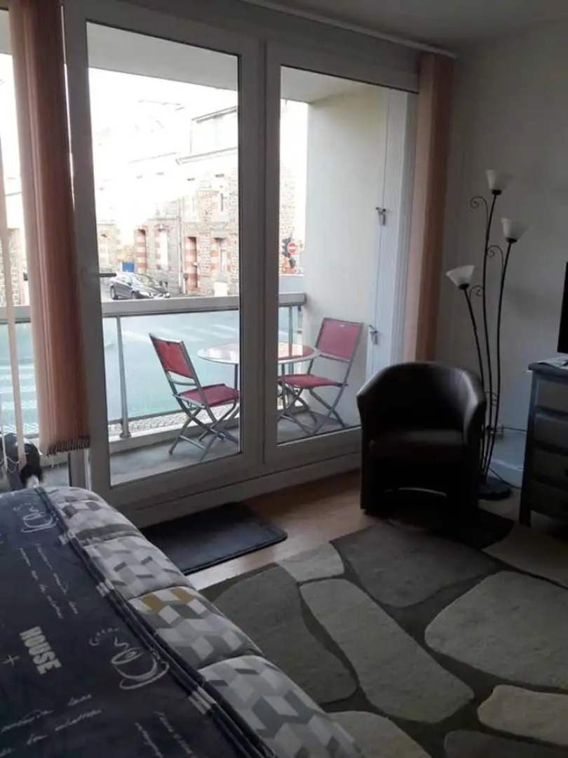 Studio in Saint-brieuc, With Furnished Balcony and Wifi