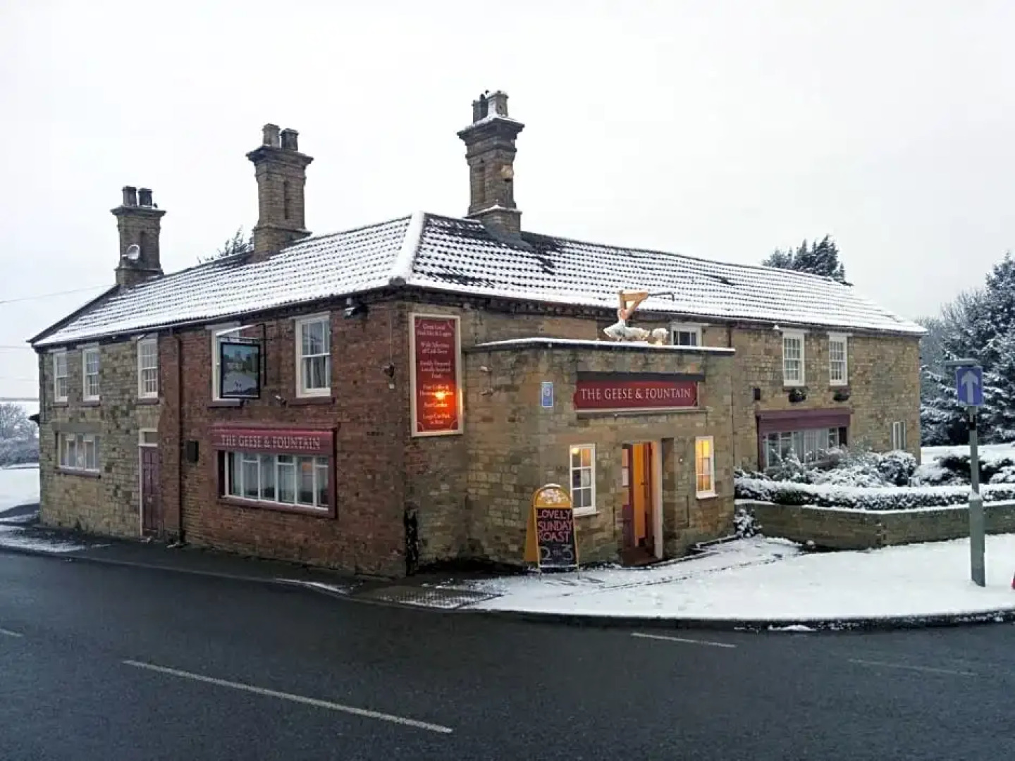The Geese and Fountain