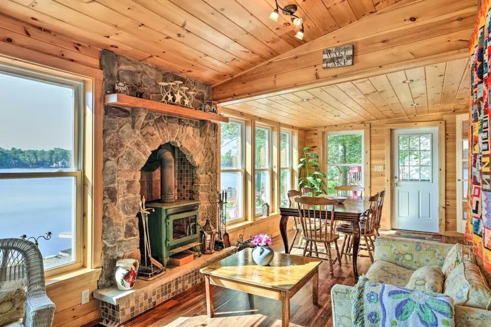Lakefront Retreat w/ Dock & Yard in Tobyhanna!