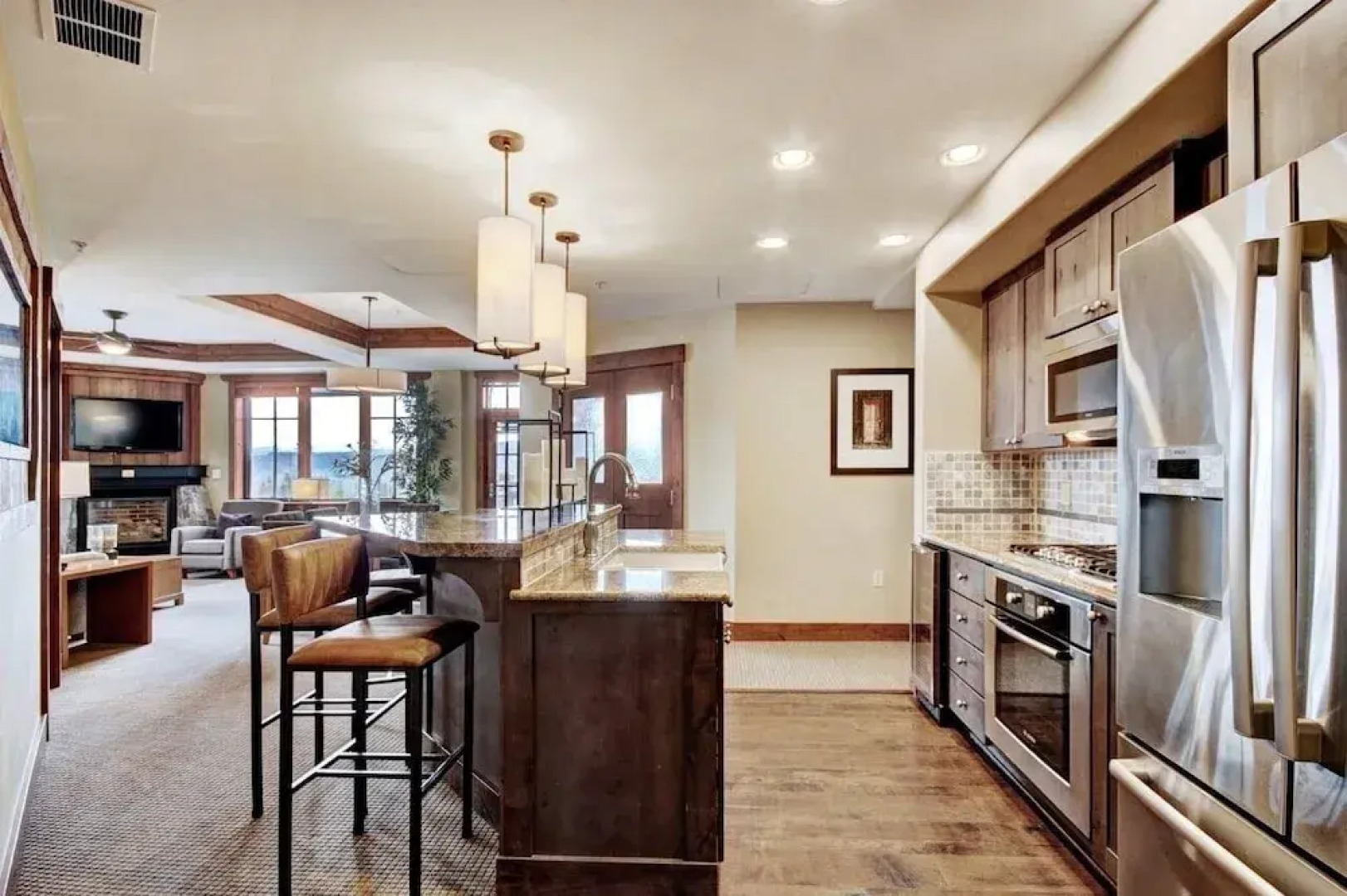 At Base Of Peak 8, Steps From Winter Activities 3 Bedroom Condo by RedAwning