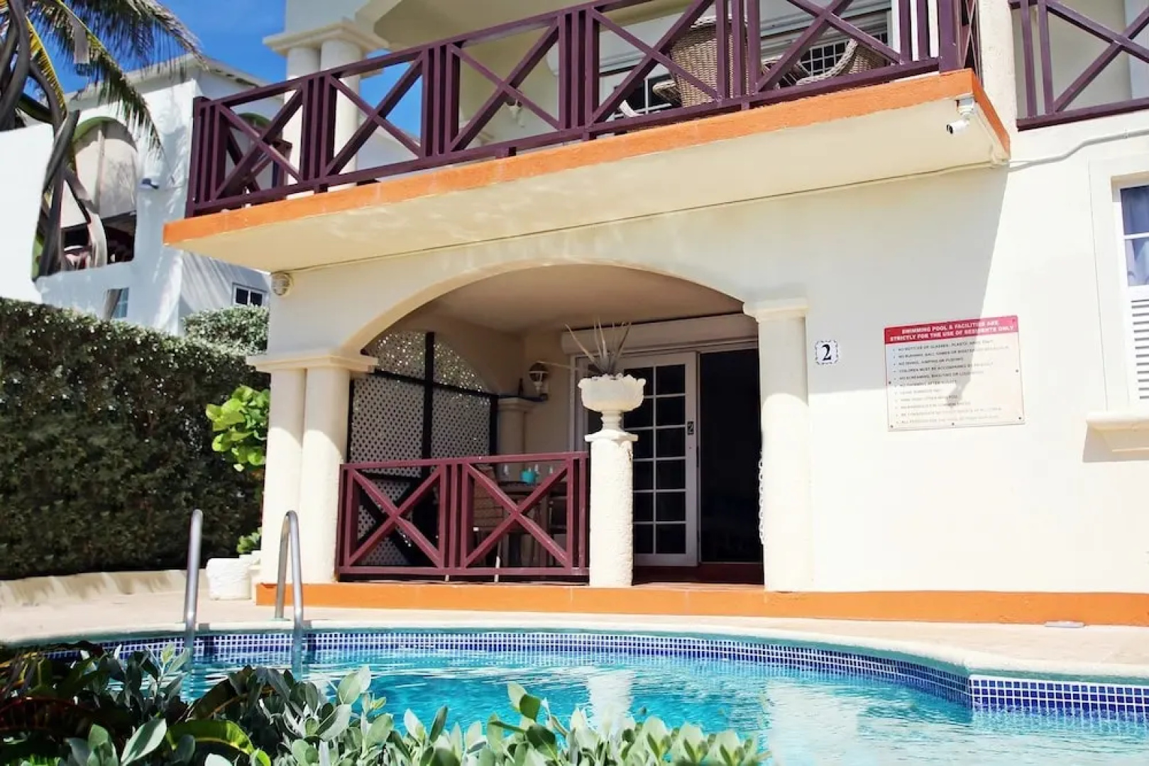 Oceanfront 2-bed Apt With Pool Near Surfing - Rosalie #2 2 Bedroom Apts by Bluescape