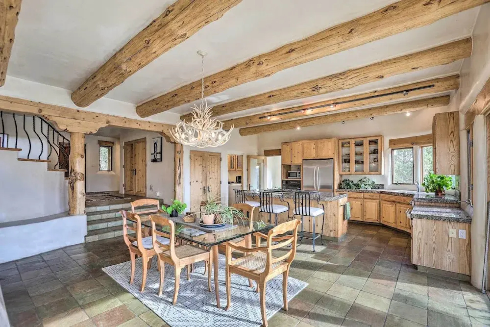 Adobe Home - River & Mtn Views w/ Hot Tub!