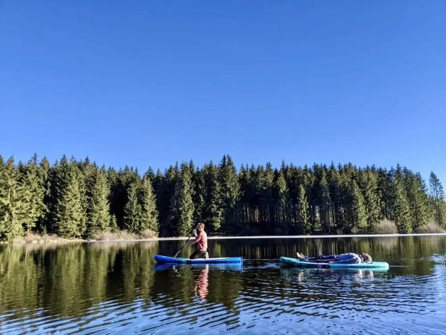Panoramic View of Lake Harz
