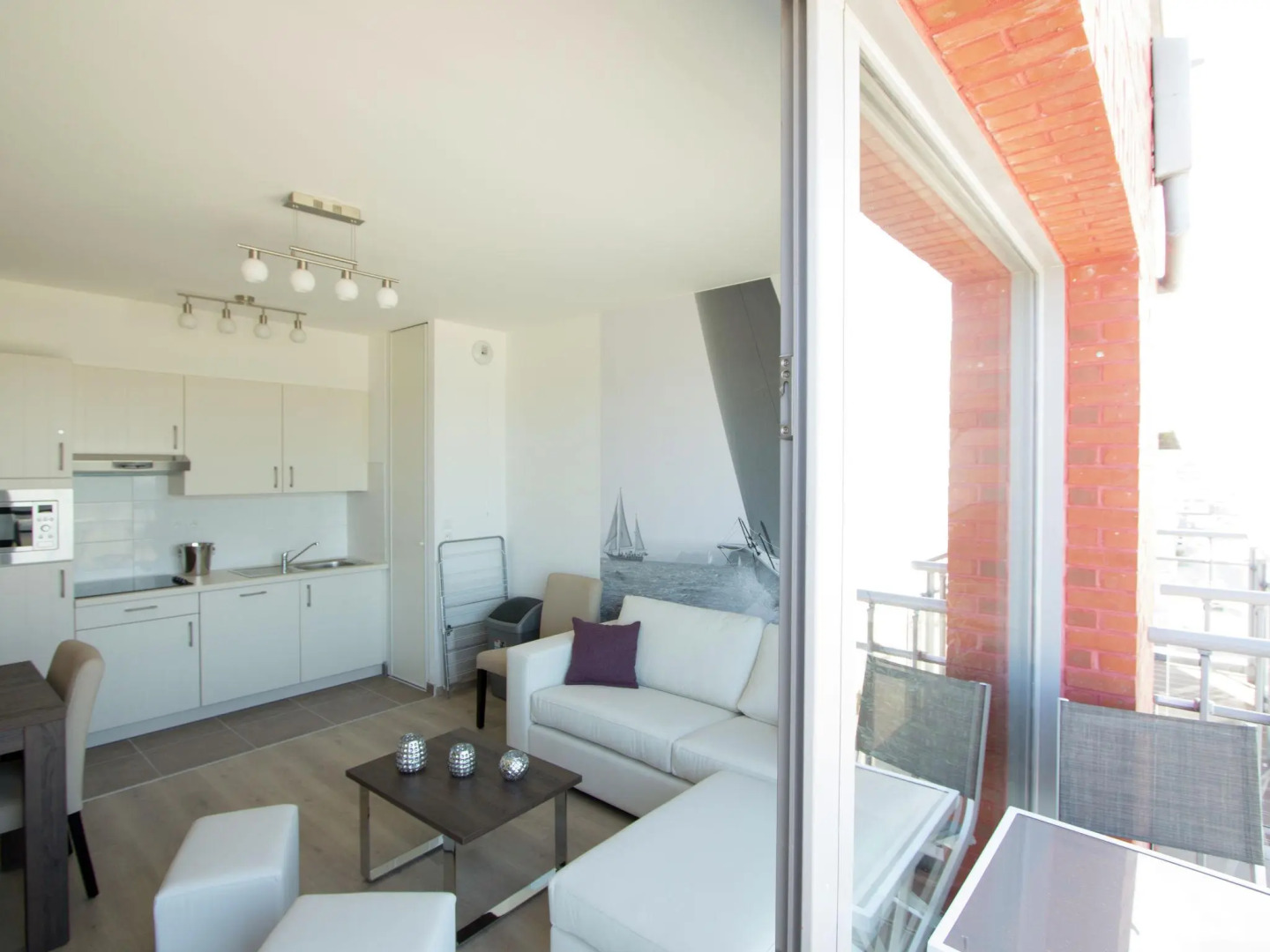 Modern beachside apartment in Bray-Dunes close to De Panne