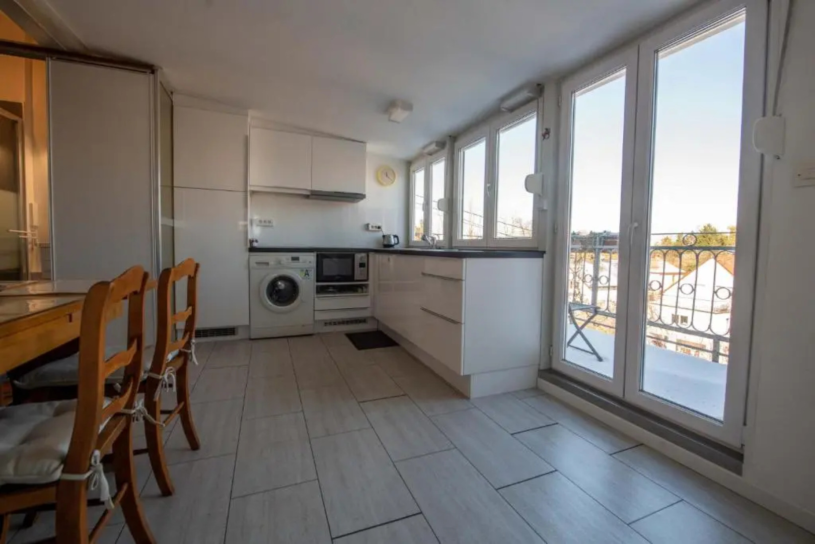 au-dessus du jardin appartement climatisé