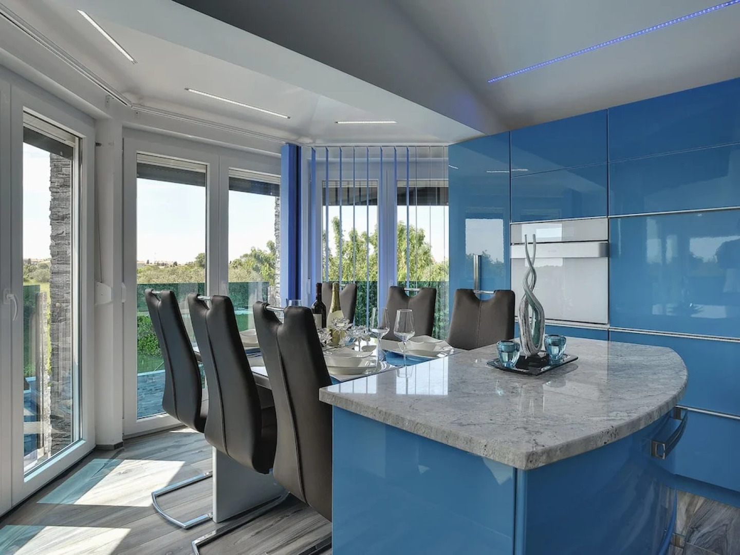 Modern Villa With Private Pool Consisting of 2 Apartments Near the Beach