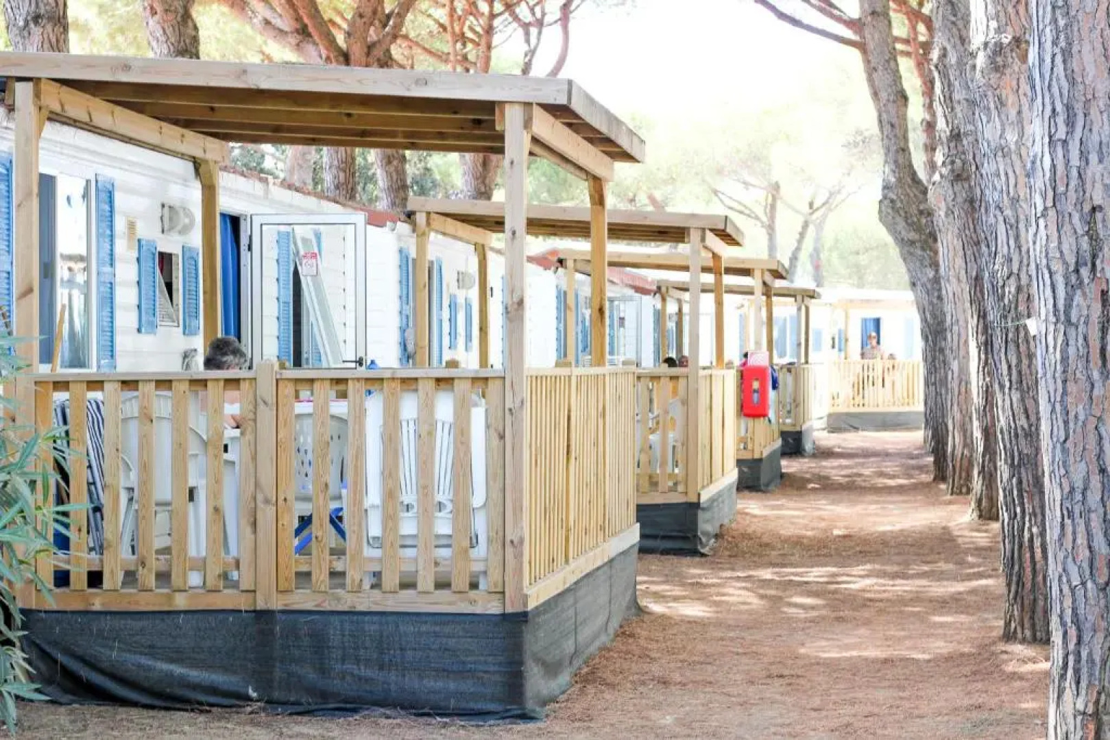 Happy Camp mobile homes in Camping Village Paestum