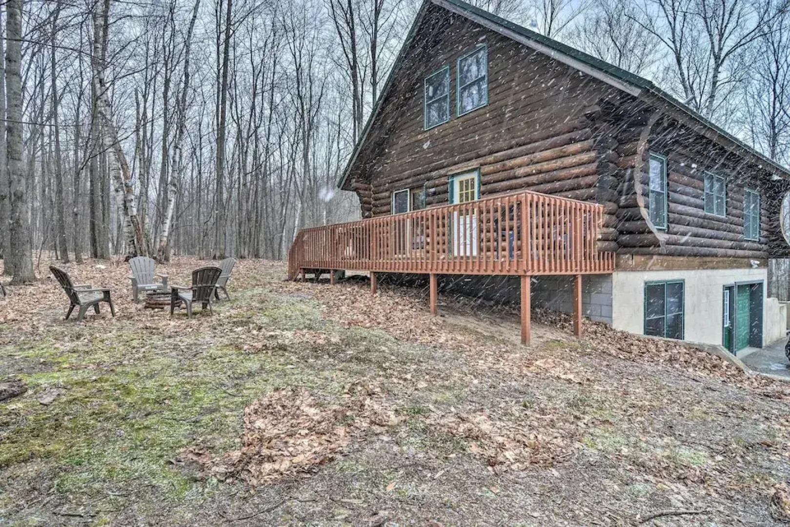 Secluded Gaylord Cabin w/ Deck, Fire Pit & Grill!