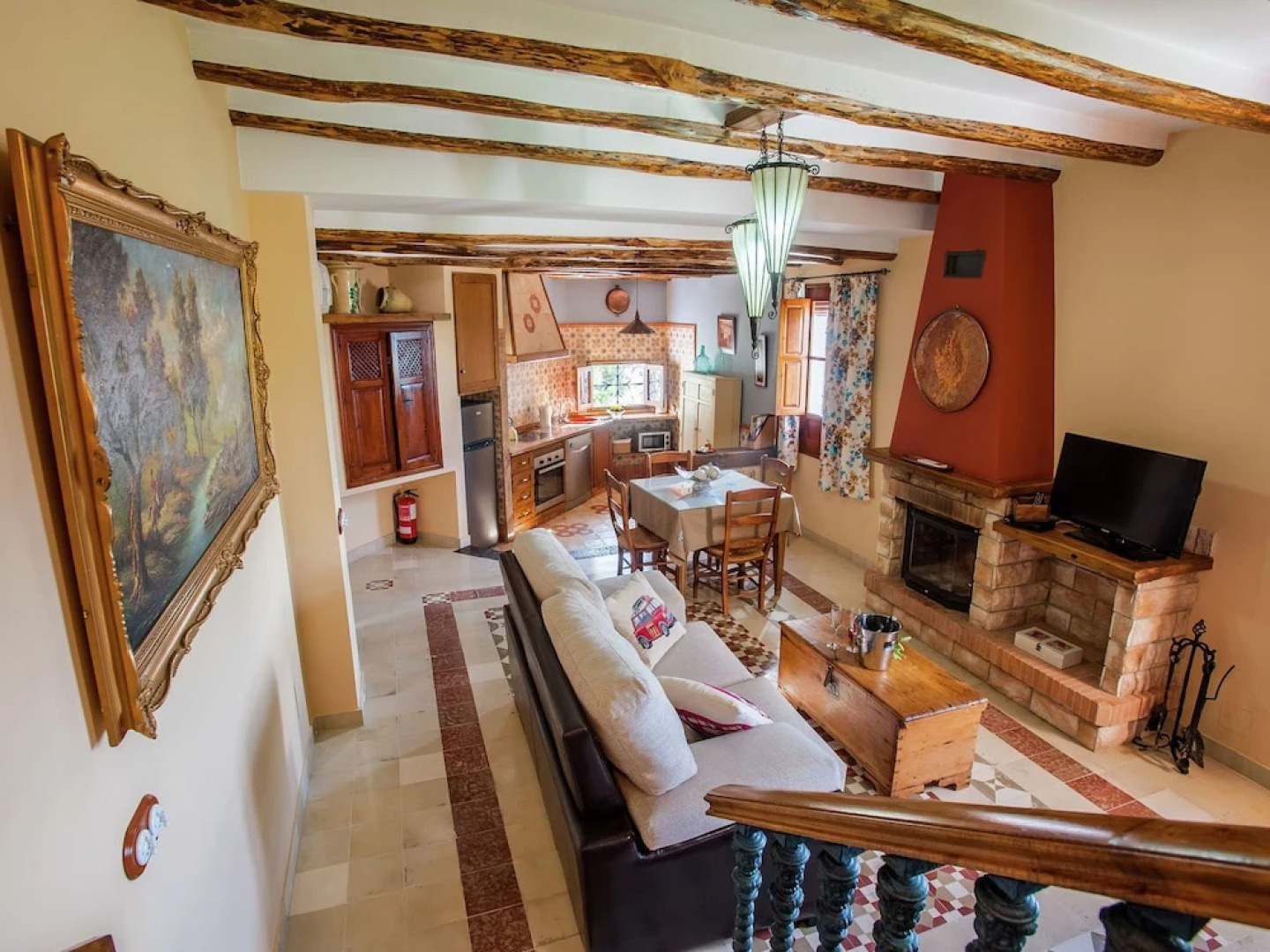 Comfortable Mansion in Rute with Hot Tub