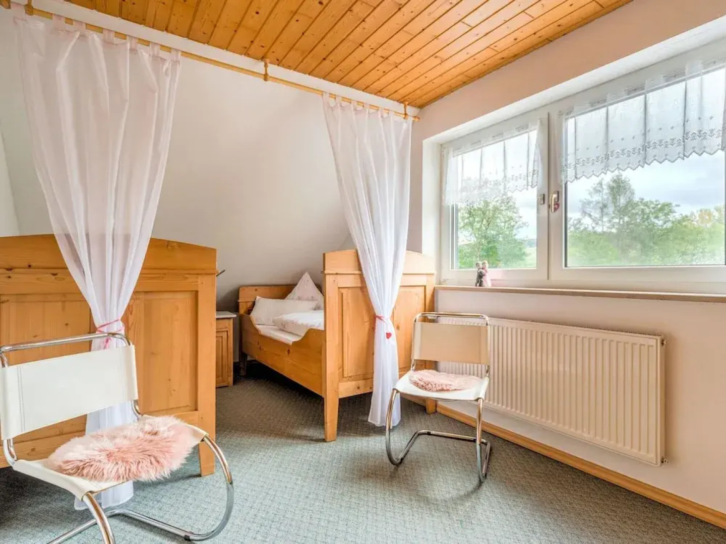 Apartment in Marktrodach With Sauna & Garden