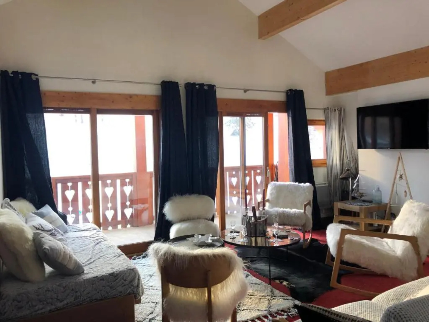 Penthouse "Bond 007" 120 m2 piscine sauna Risoul 1850