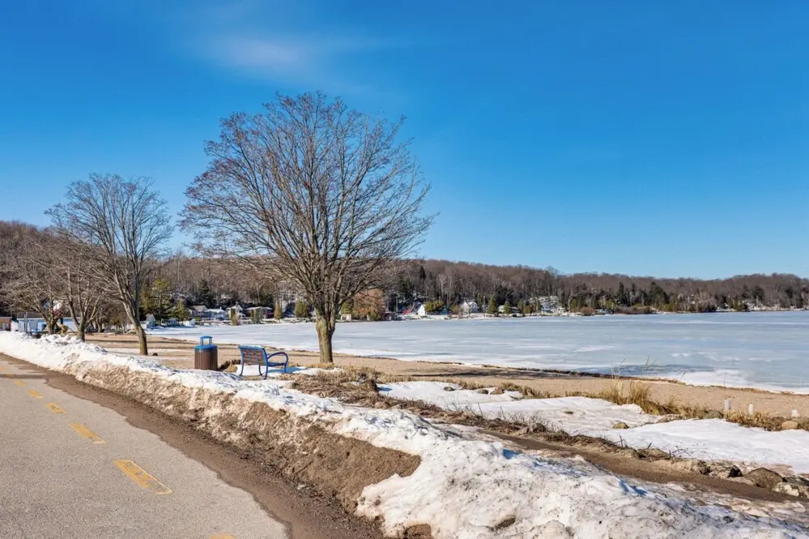 1 Block to Crystal Lake: Downtown Beulah Apt!