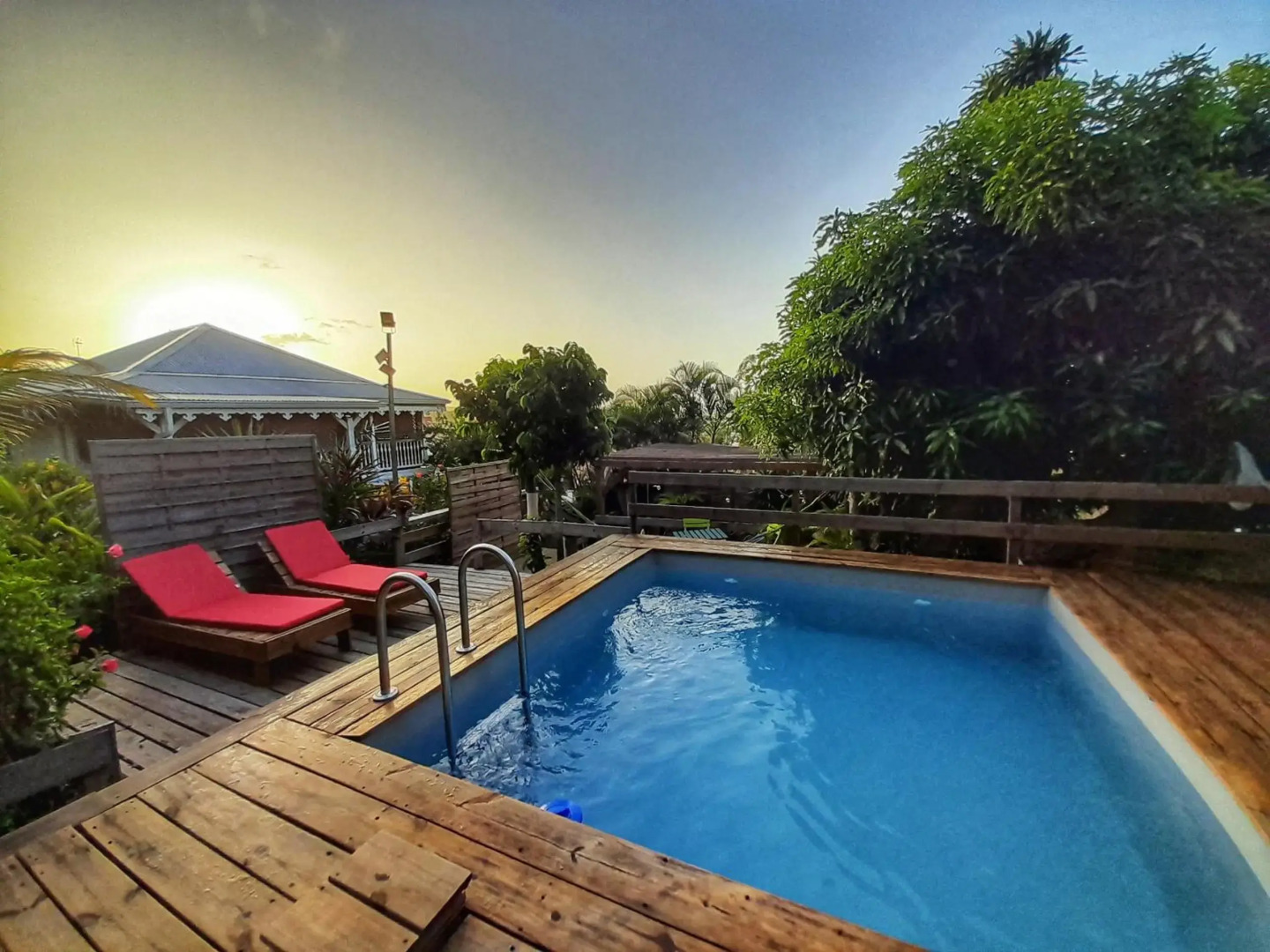 Studio Frangipani dans Villa Fleurs des Iles