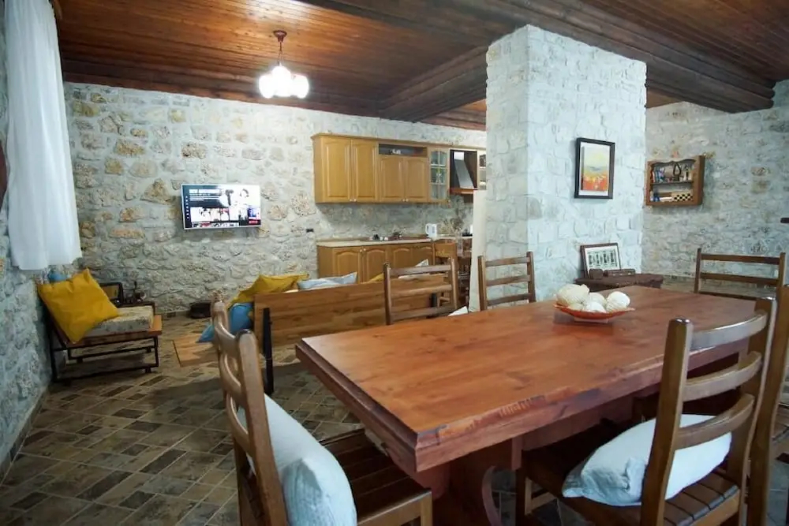 Seaside Duplex Stone Villa