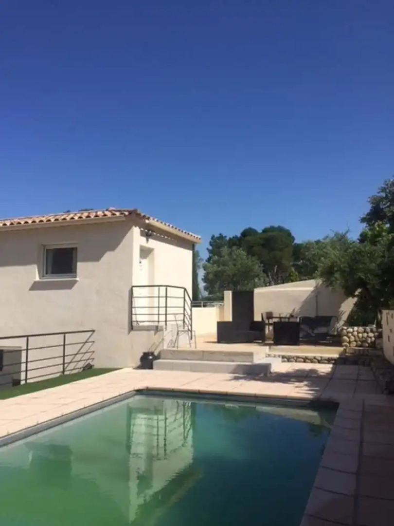 Apartment With one Bedroom in Connaux, With Pool Access, Enclosed Gard