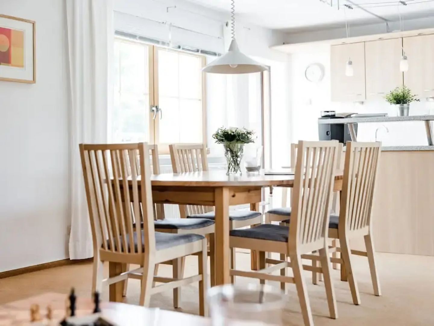 Geraeumiges Ferienhaus mit Sauna