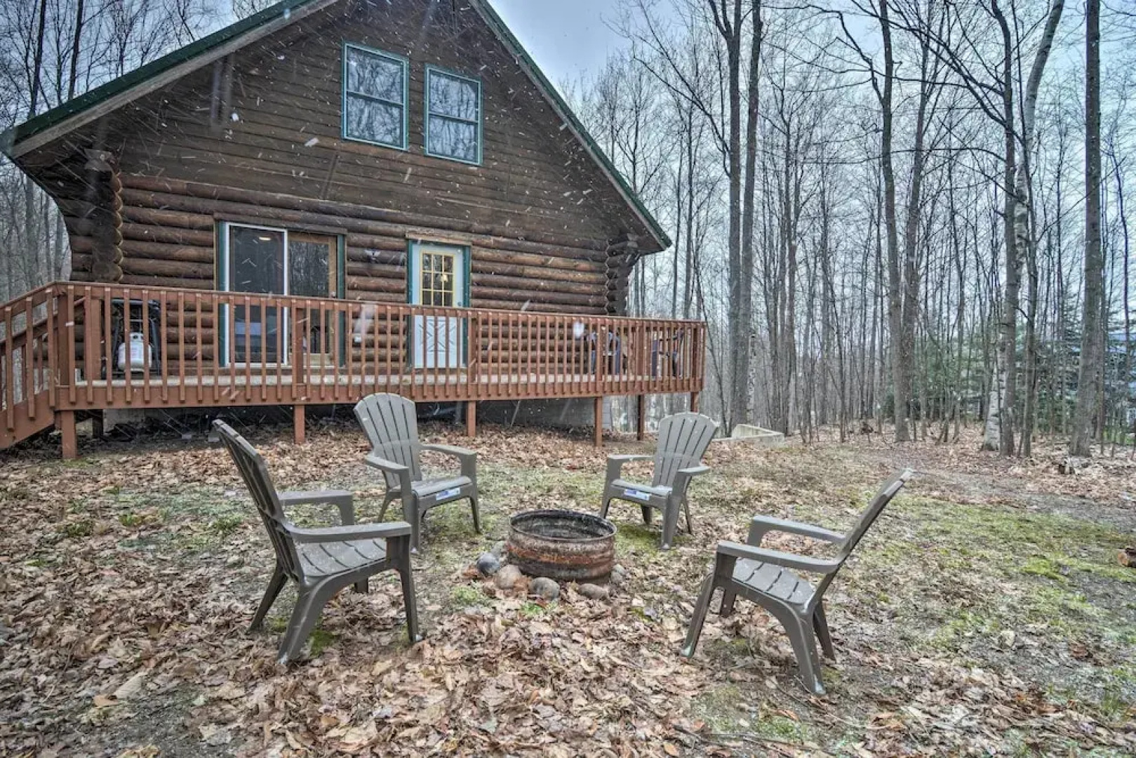 Secluded Gaylord Cabin w/ Deck, Fire Pit & Grill!