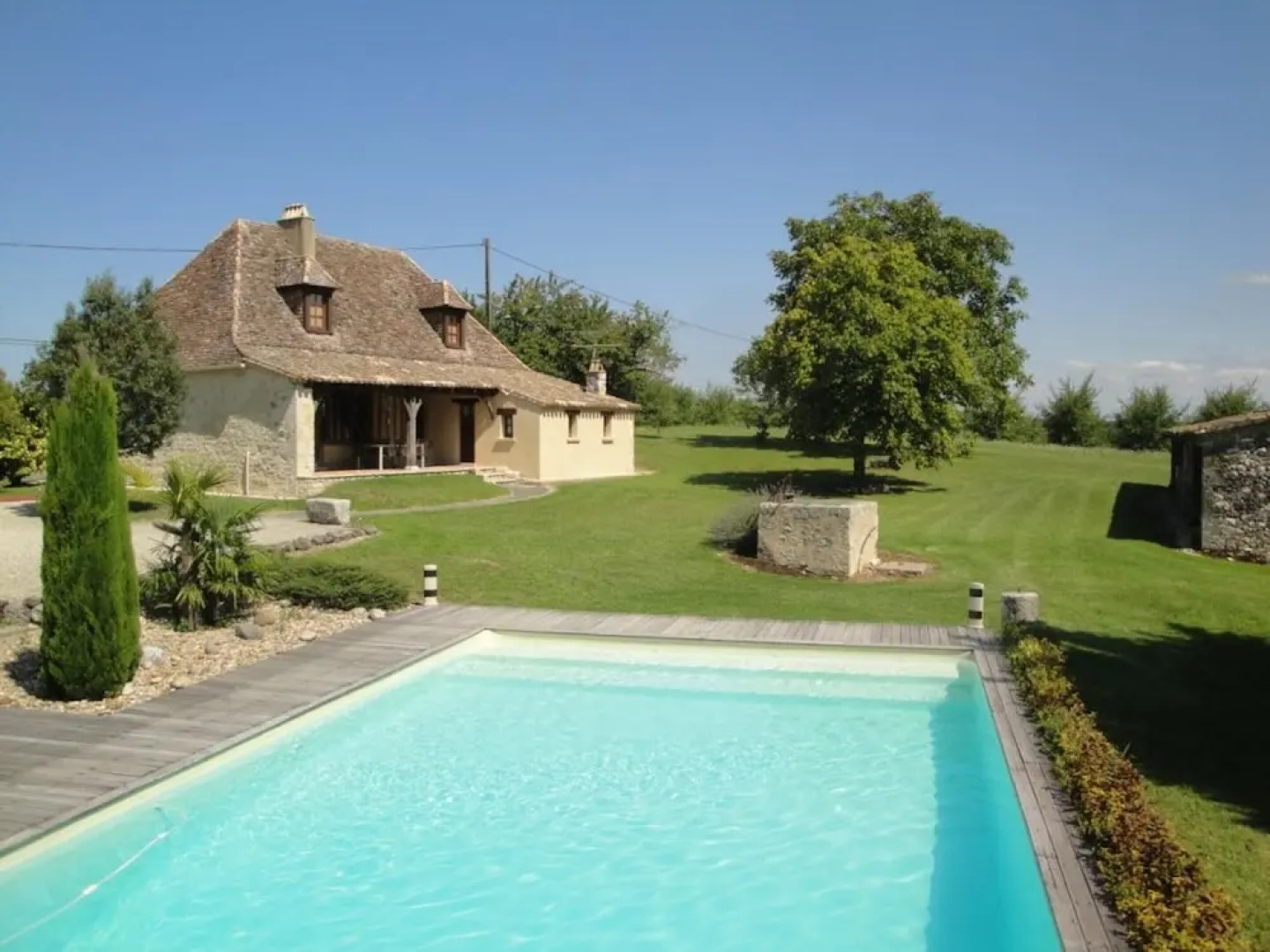 Villa With 3 Bedrooms in Beaumontois en Perigord, With Private Pool, Enclosed Garden and Wifi