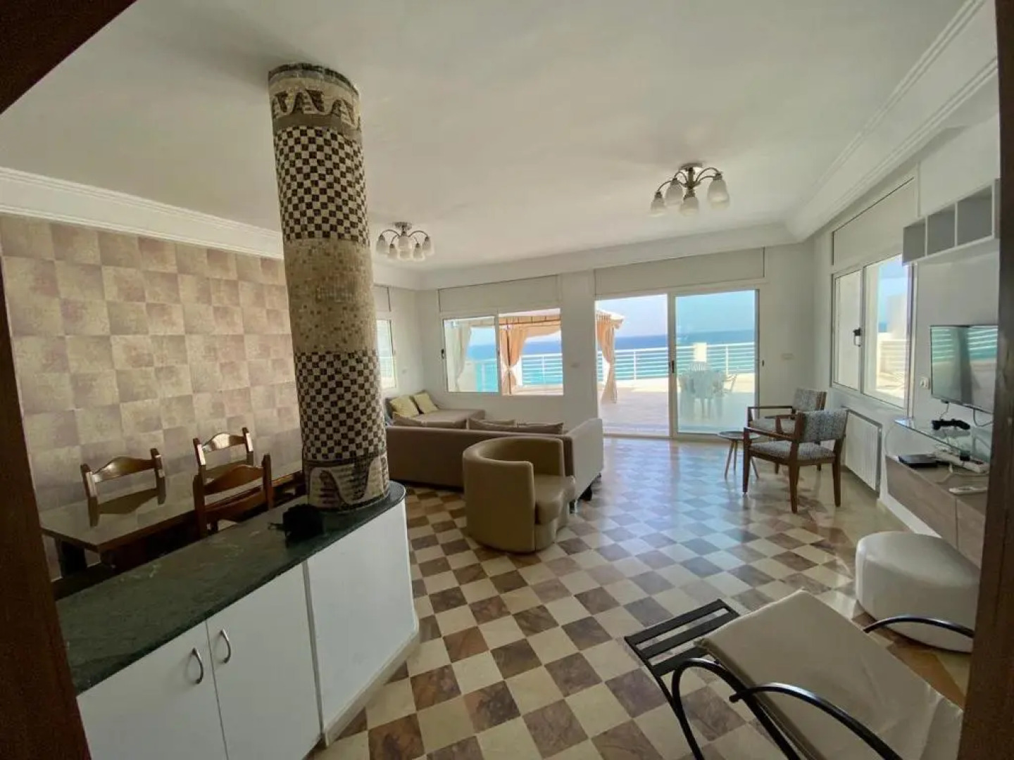 Appartement vue sur mer Penthouse 3 chambre