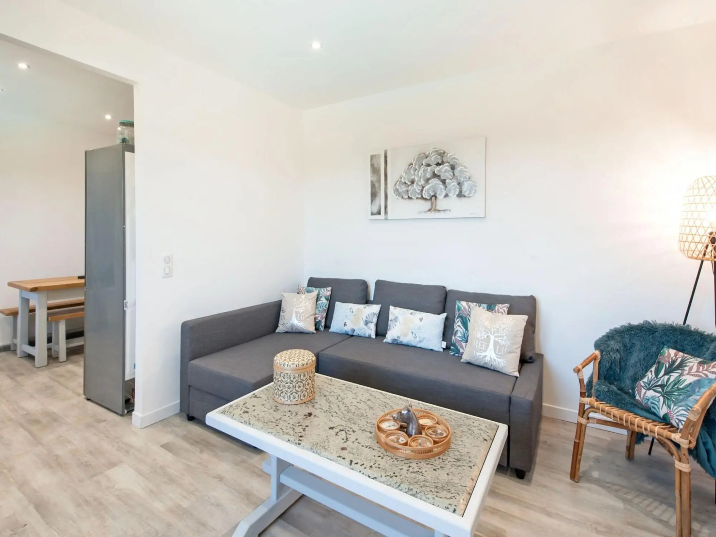 Holiday home in La Roquette sur Siane with furnished garden