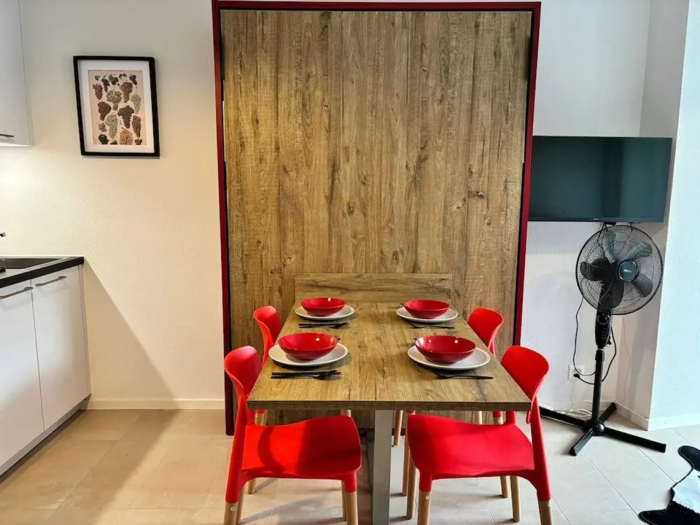 Grape Place With Washing Machine