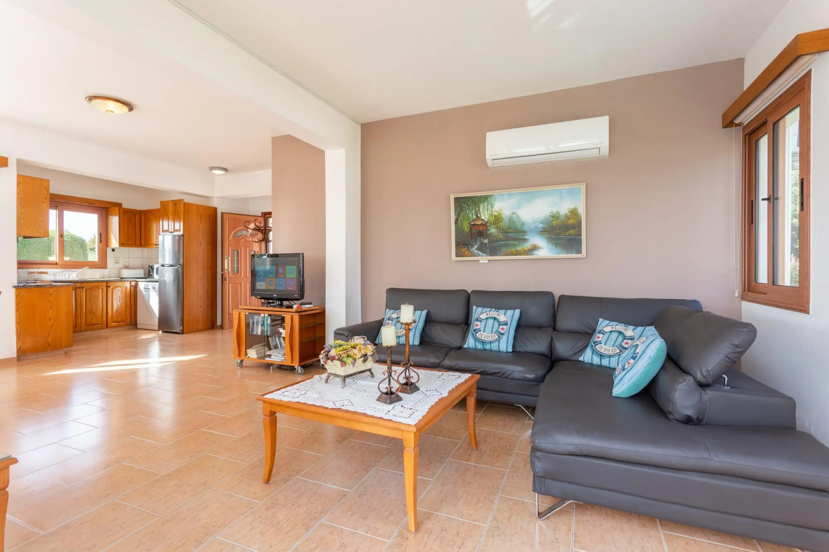 Villa Pelagos Large Private Pool Walk to Beach Sea Views A C Wifi - 2429