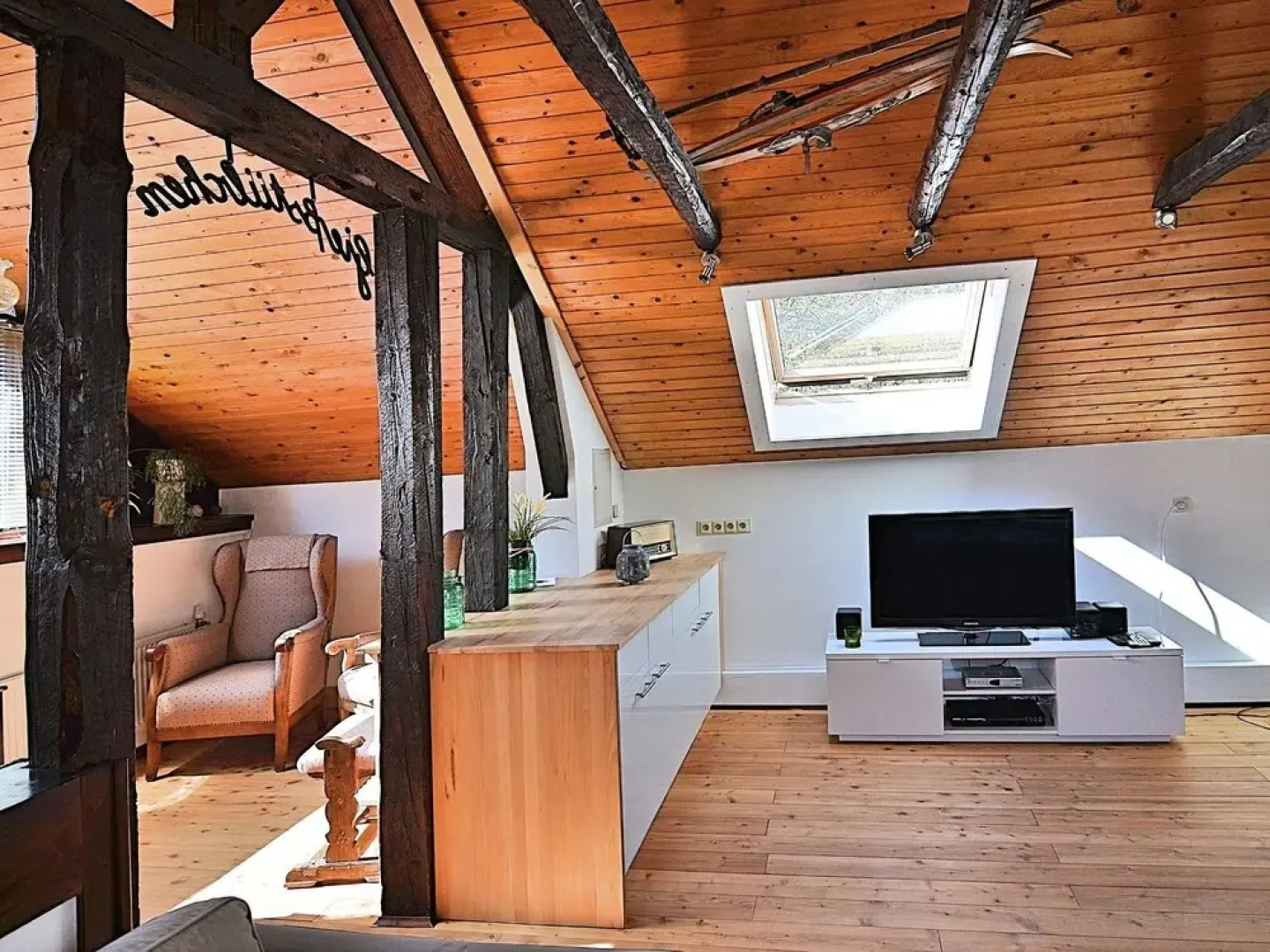 Gorgeous timbered farmhouse in the Sauerland with garden, fireplace and bar