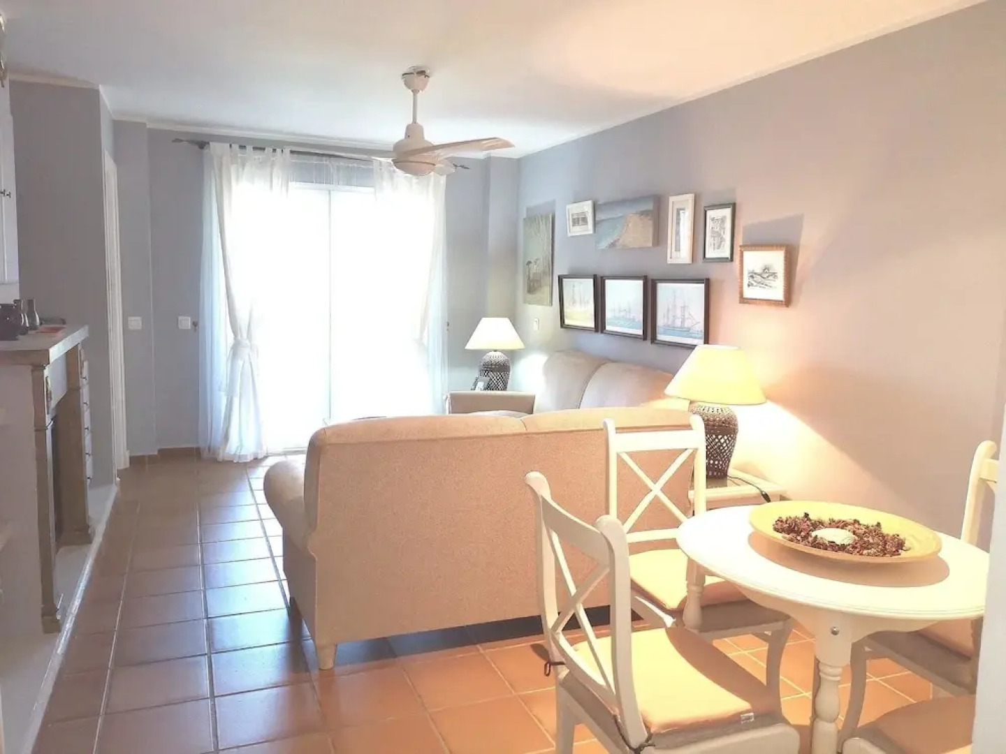 Apartment With 2 Bedrooms in Rota, With Wonderful sea View, Pool Access and Enclosed Garden
