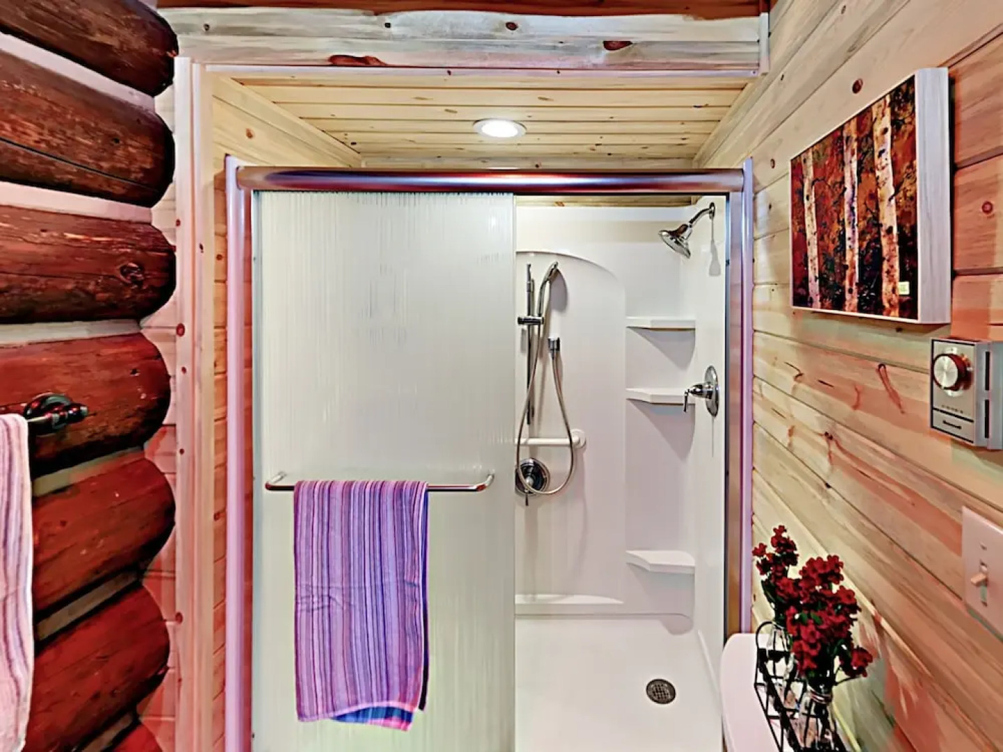 Secluded Mountain-view Log , Near Snow Trails 2 Bedroom Home