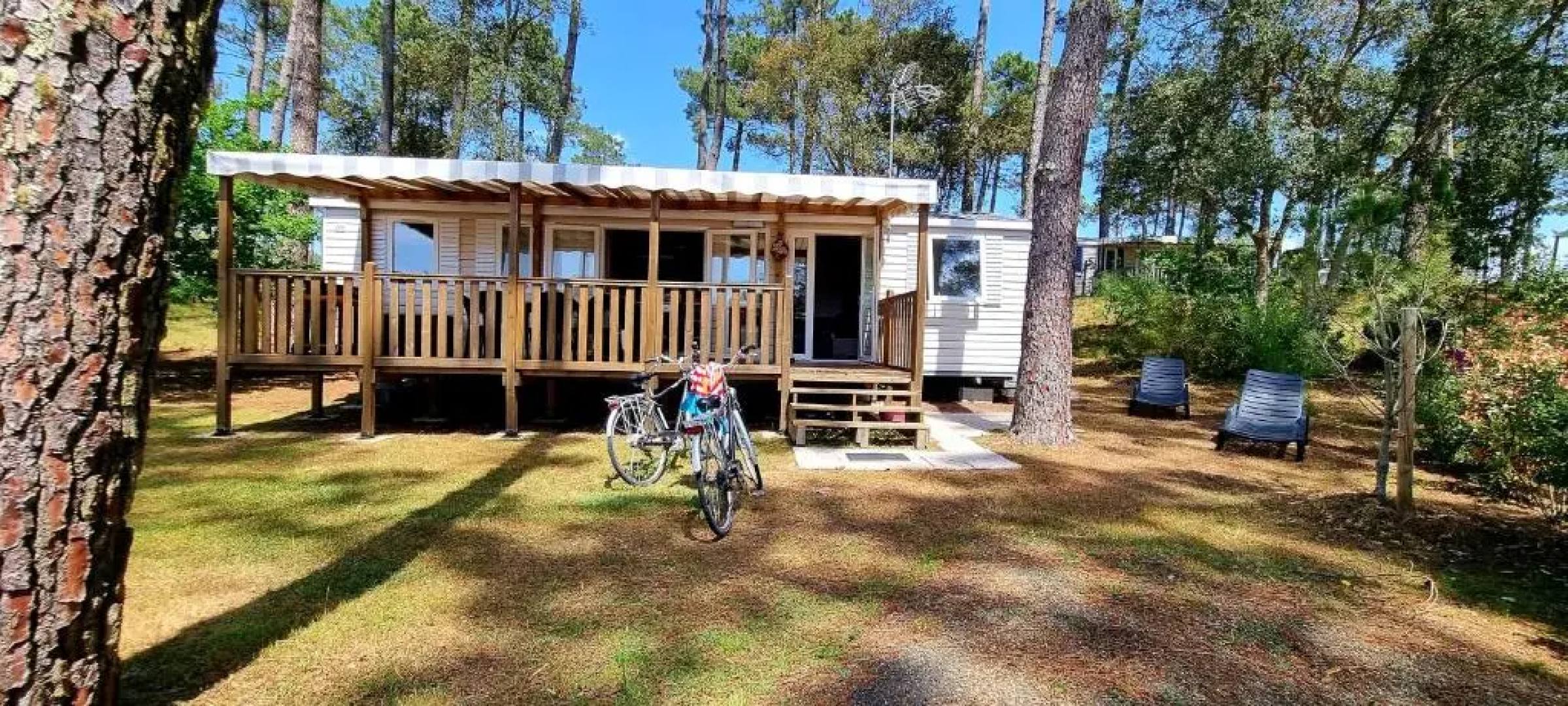 Mobil home 3 CH 2 vélos sans Funpass