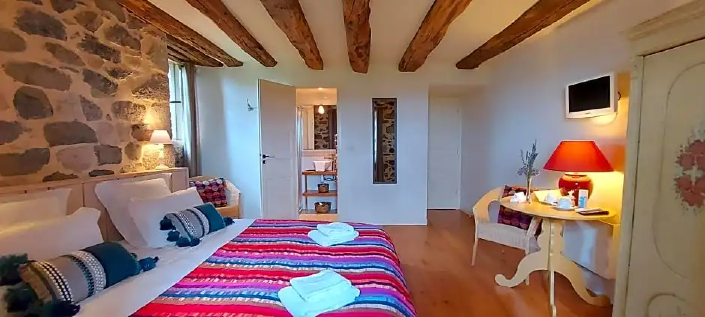 Le Mas de Rigoulac chambre BULLE