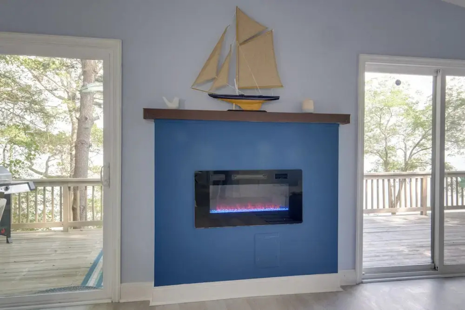 Sunrise Views: Waterfront Lusby Home w/ Deck!