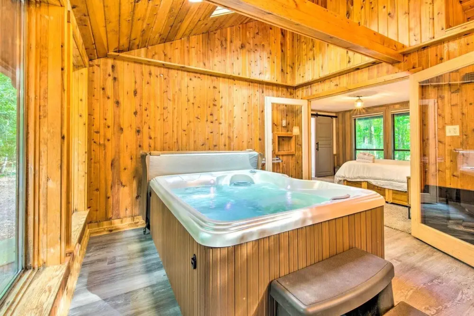 Pet-friendly Pocono Pines Rental w/ Hot Tub!