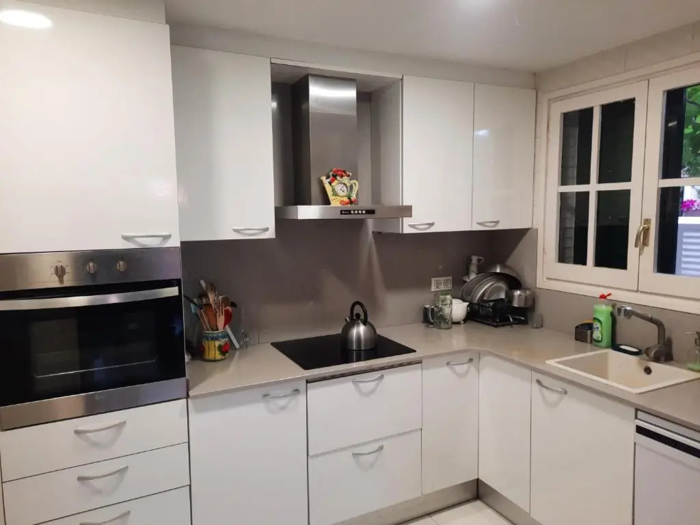 Cosy house with garden infront of the sea