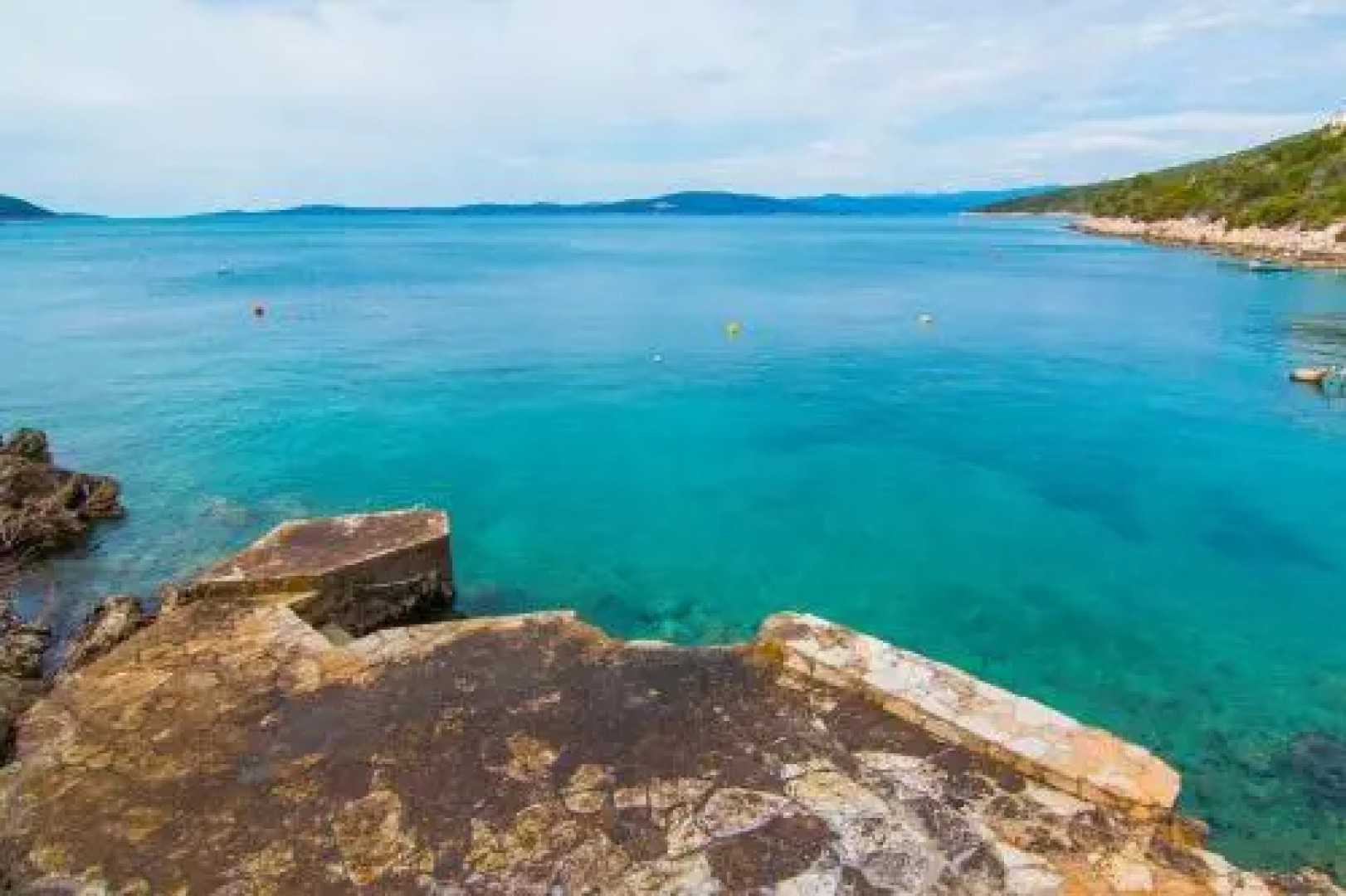 Villa Jadranka with pool and private beach