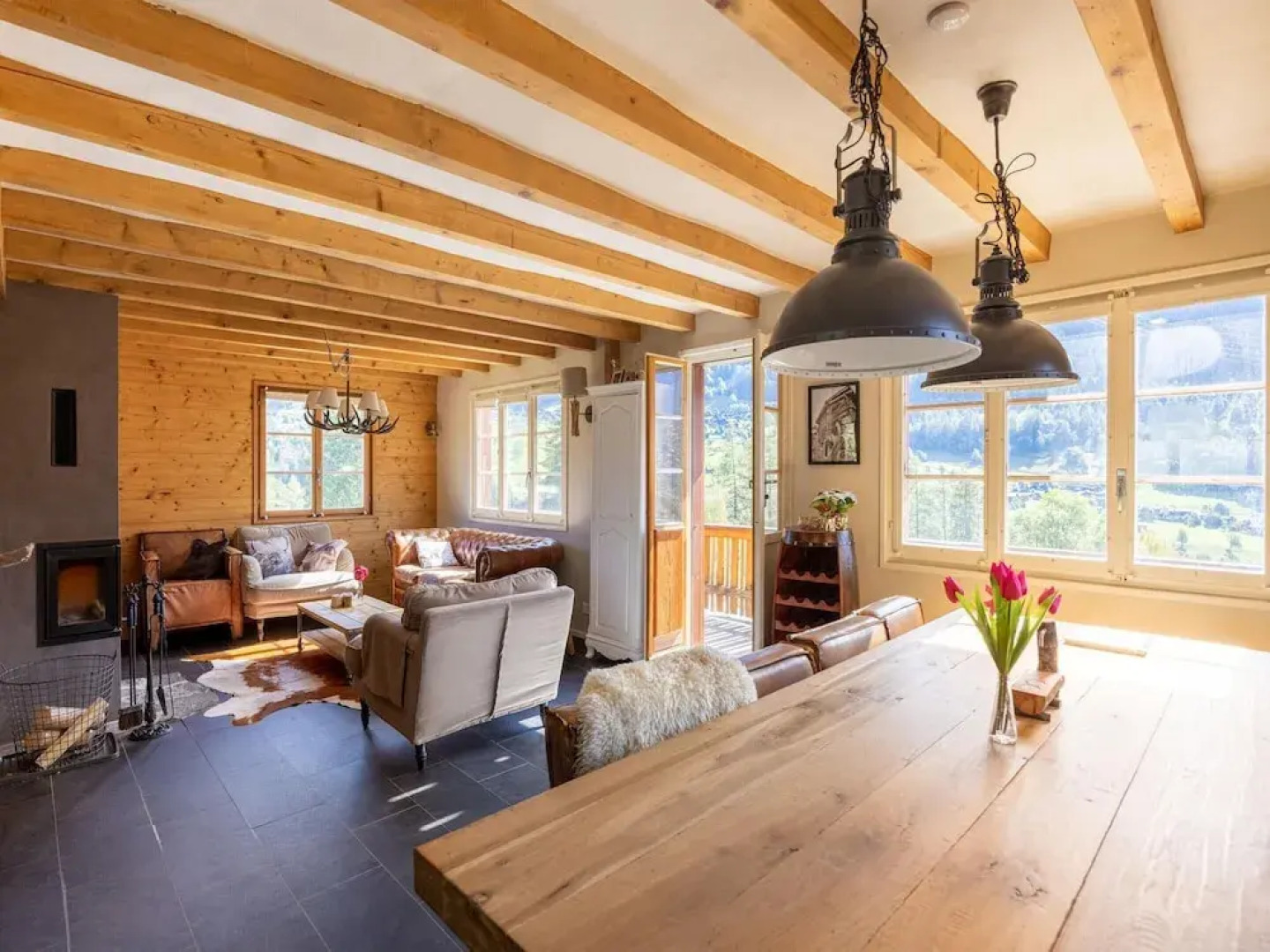 Chalet in Fiesch Near Aletsch Glacier