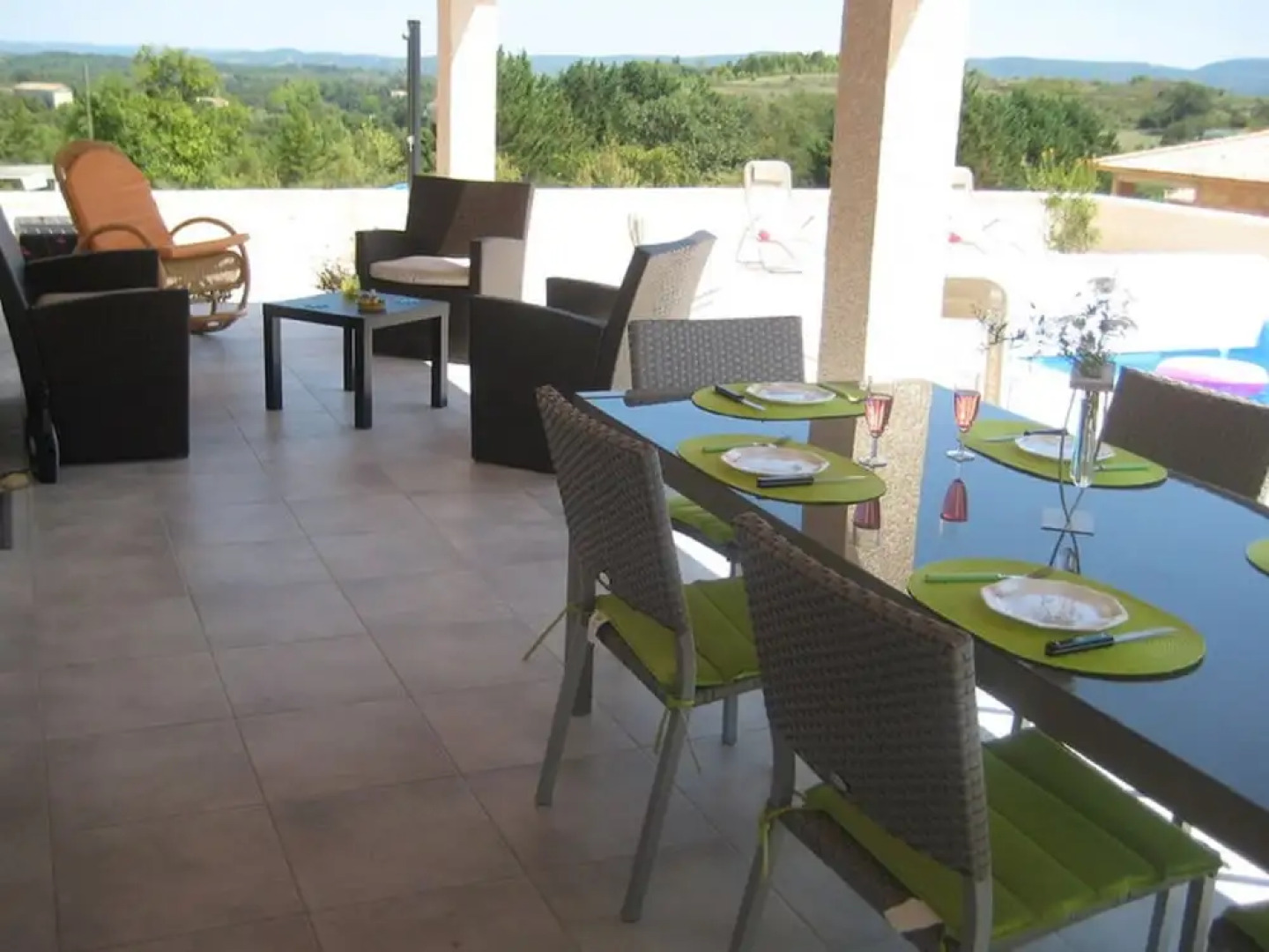 Serene Holiday Home in Les Mages With Balcony