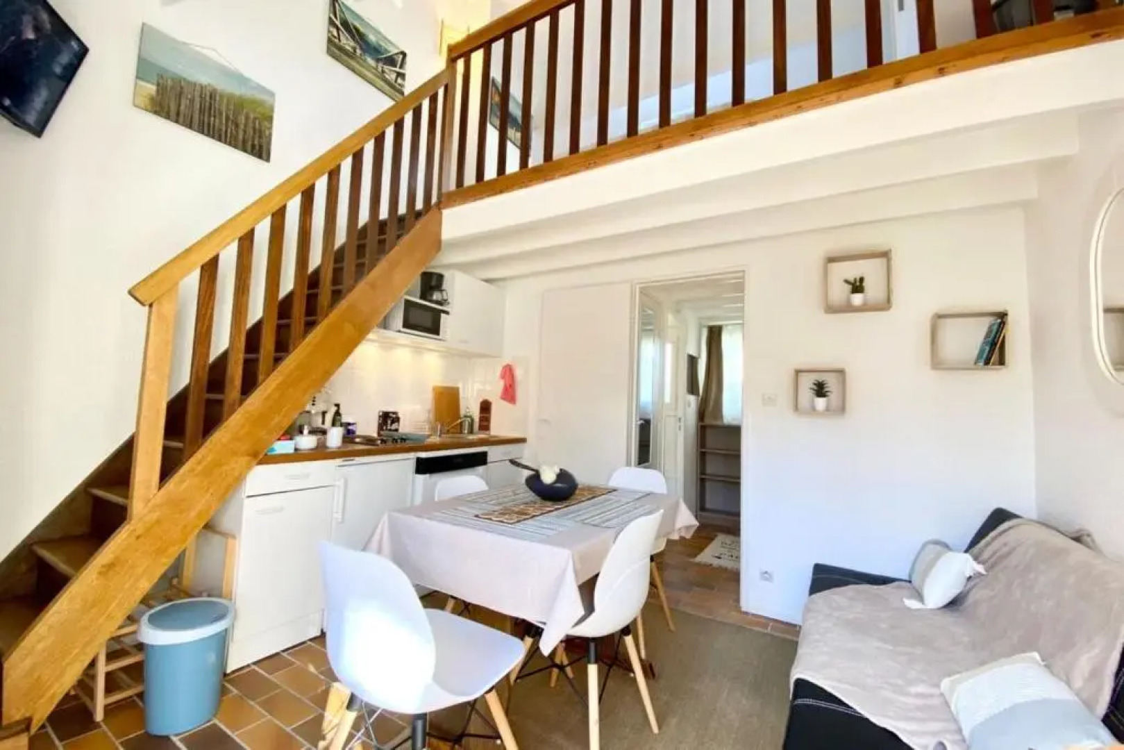 Maisonnette de charme Bord de mer Piscine