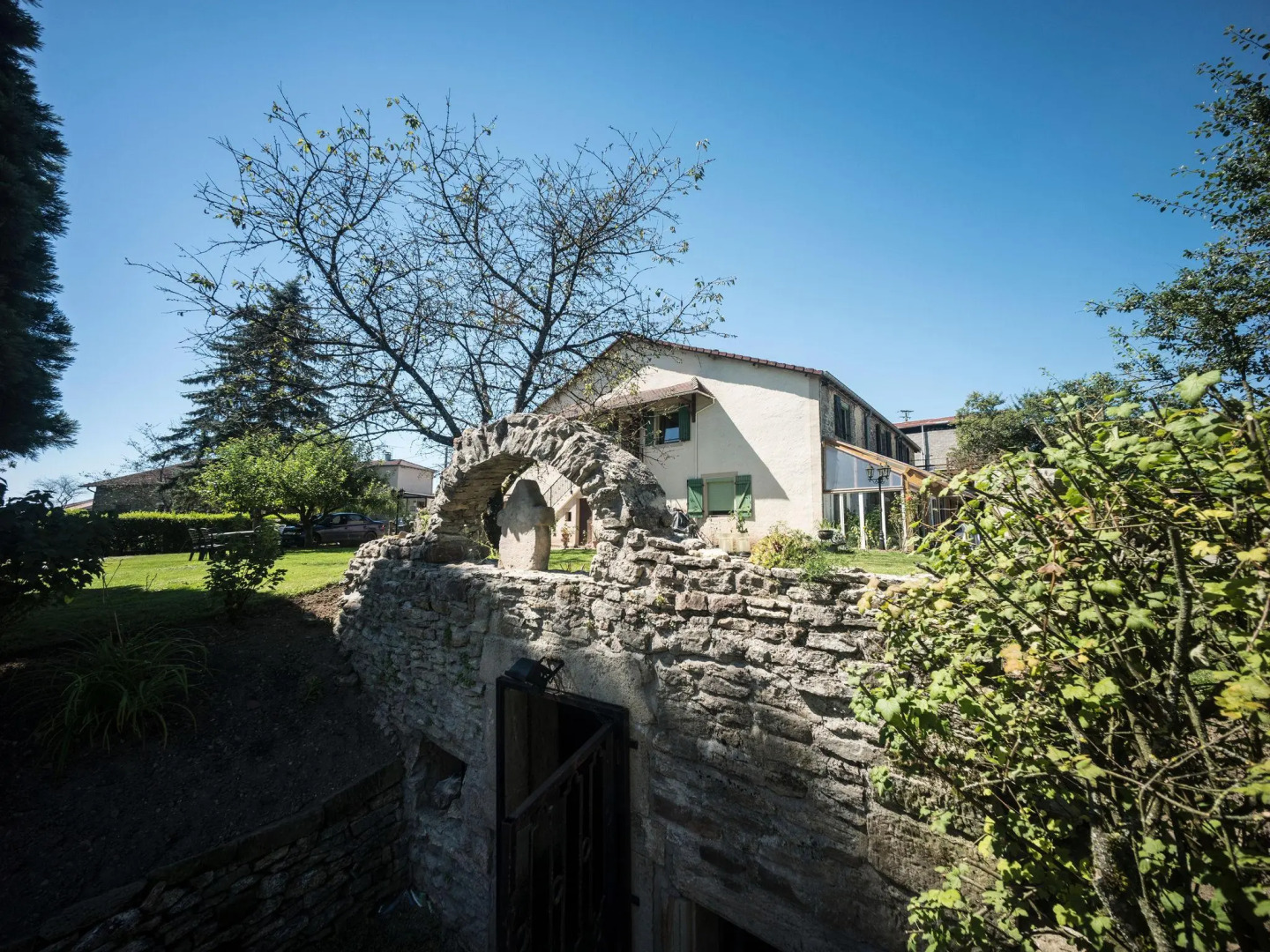 Apartment at the edge of a forest