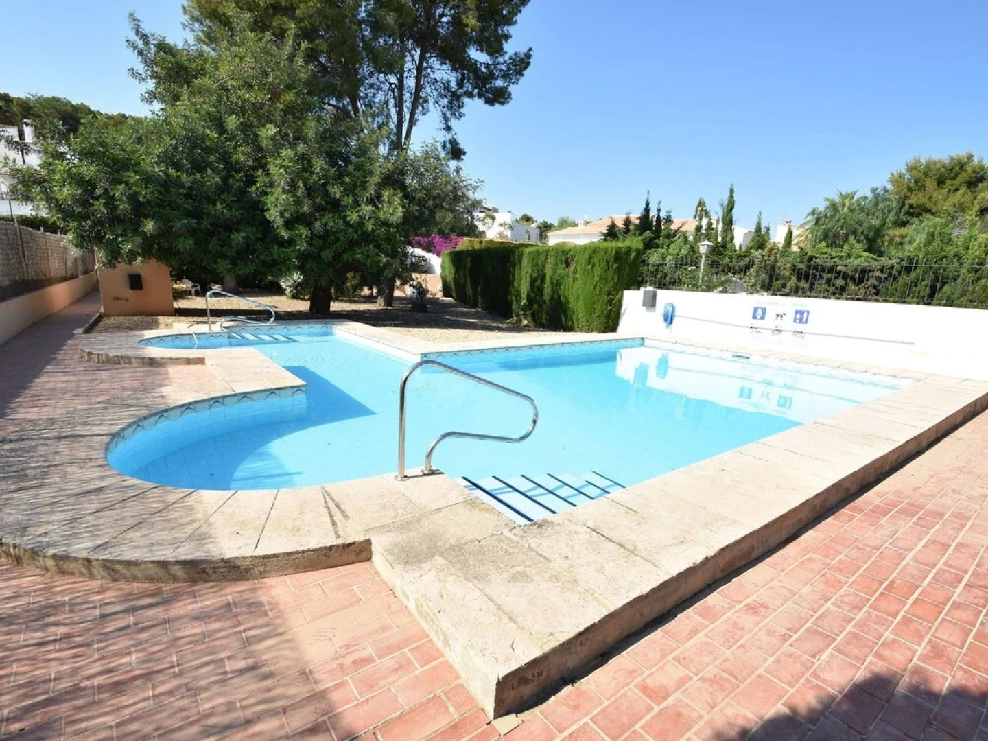 Typical Spanish House Large Pool in a Small Urbanization Near the Sea