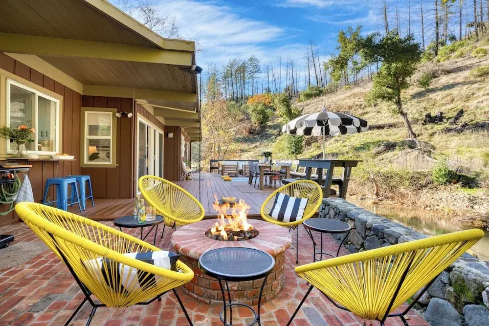 Sonoma Creek Haven Hot Tub, Firepit, Creekside Views Near Kenwood Wineries