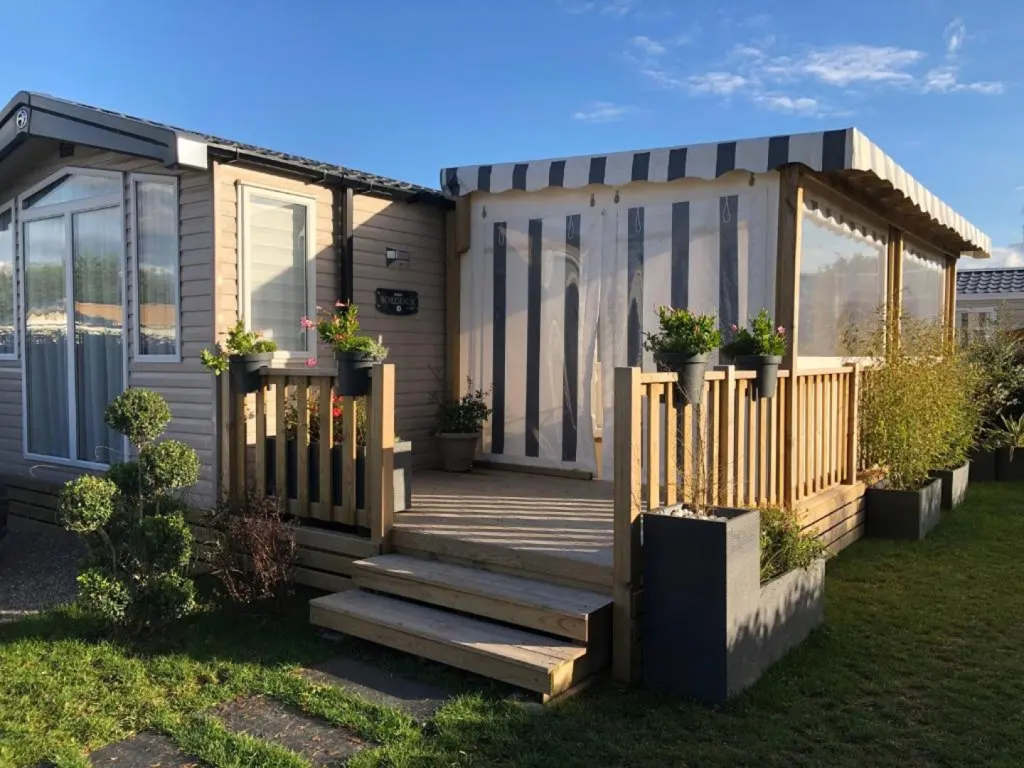 Mobil home de charme tout confort à 200 m de la mer