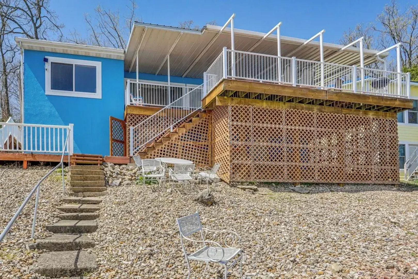 Private Dock at Waterfront Lake of the Ozarks Home