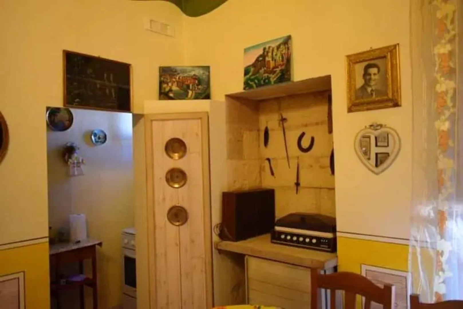 House with 2 bedrooms in Muro Leccese with wonderful city view enclosed garden and WiFi 15 km from the beach