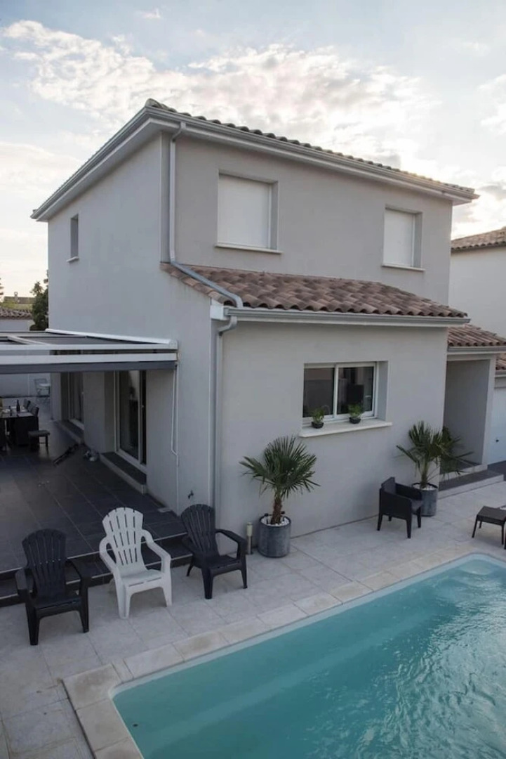 Villa With 4 Bedrooms in Lunel, With Private Pool, Enclosed Garden and Wifi - 18 km From the Beach
