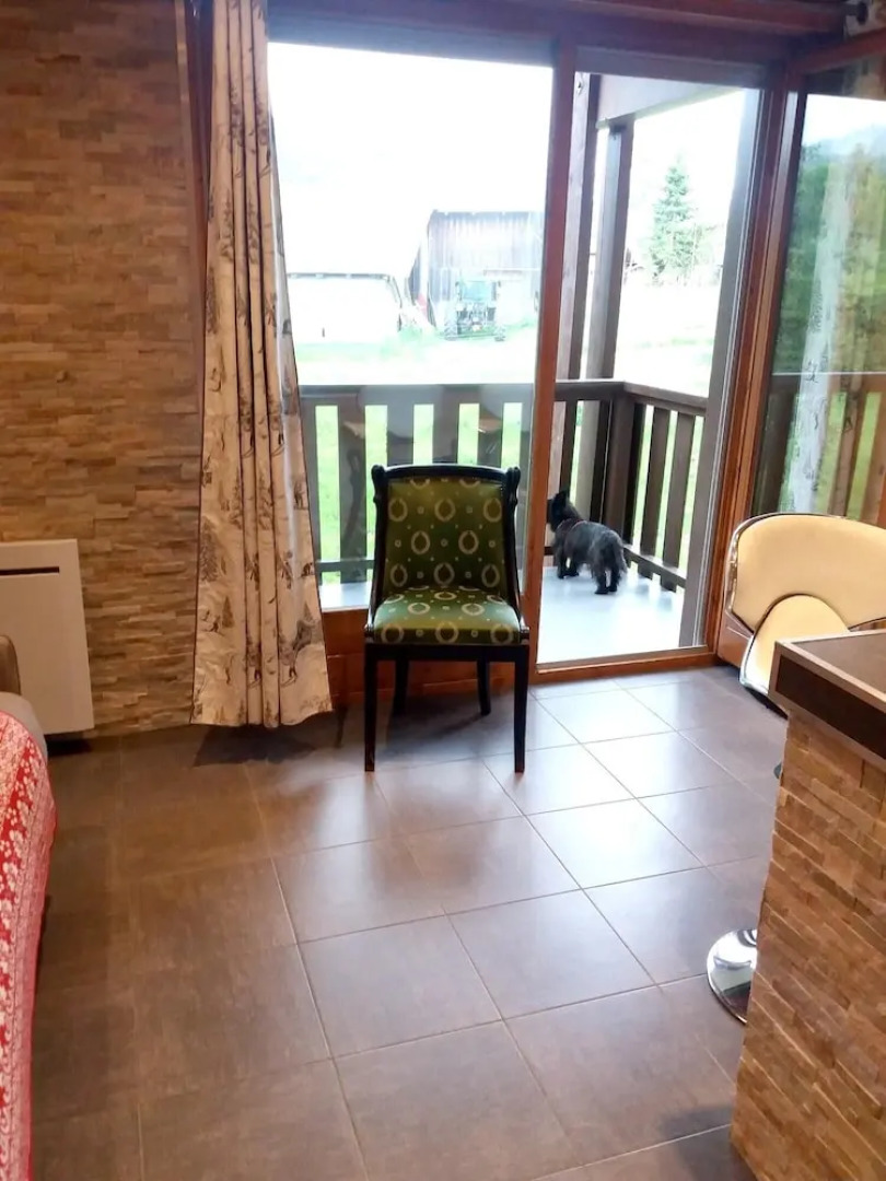 Apartment With one Bedroom in Megève, With Wonderful Mountain View and Enclosed Garden - 500 m From the Slopes