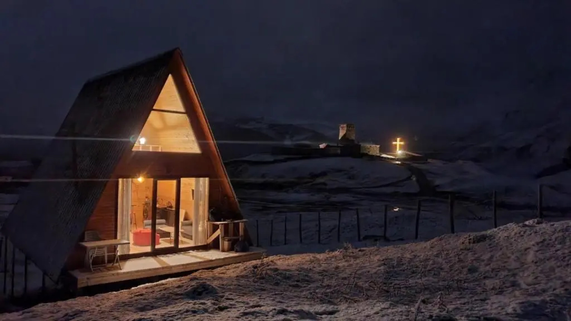 Mountain View A Frame Cabin Ushguli