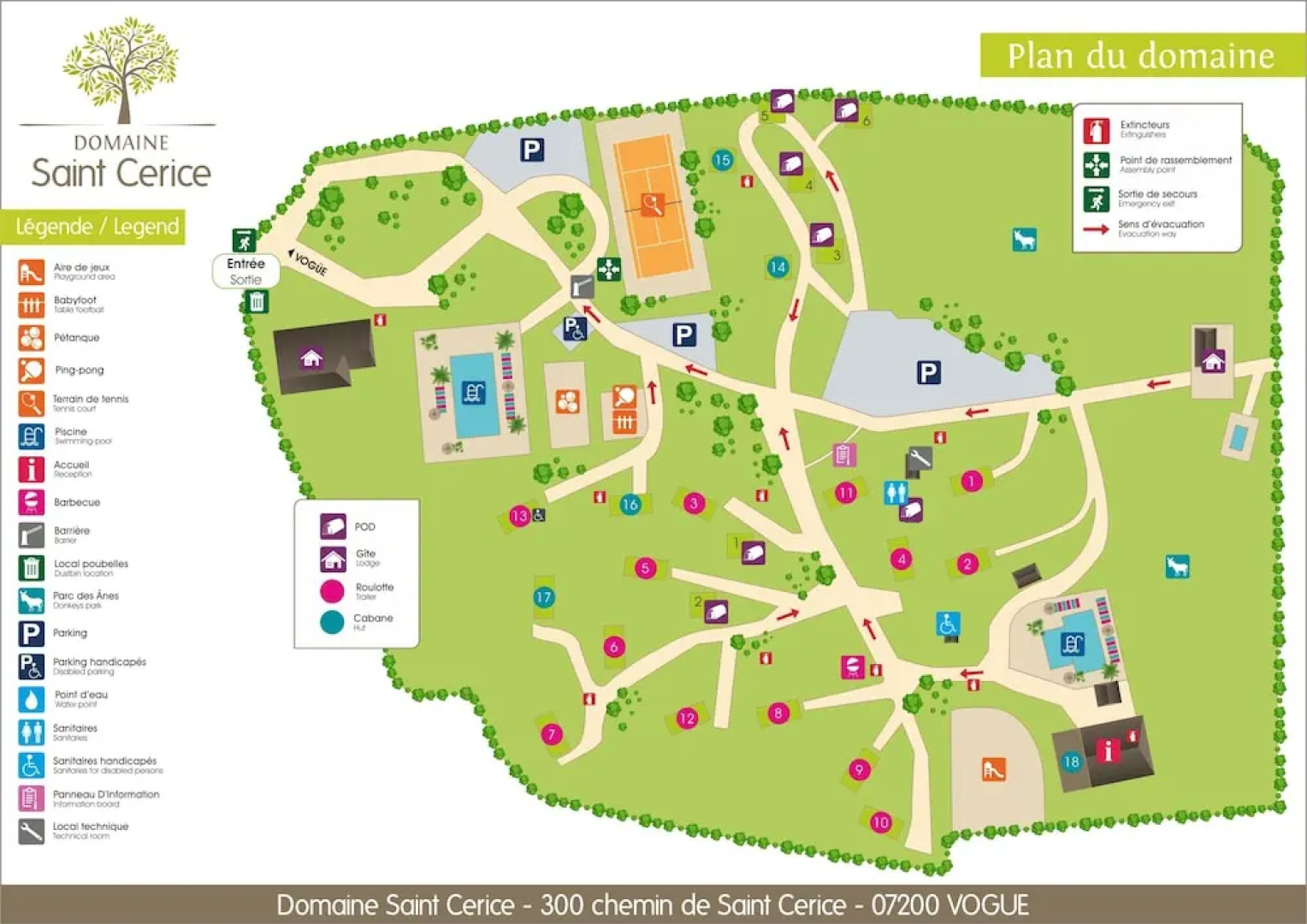 Domaine de Saint Cerice  en Ardèche Sud