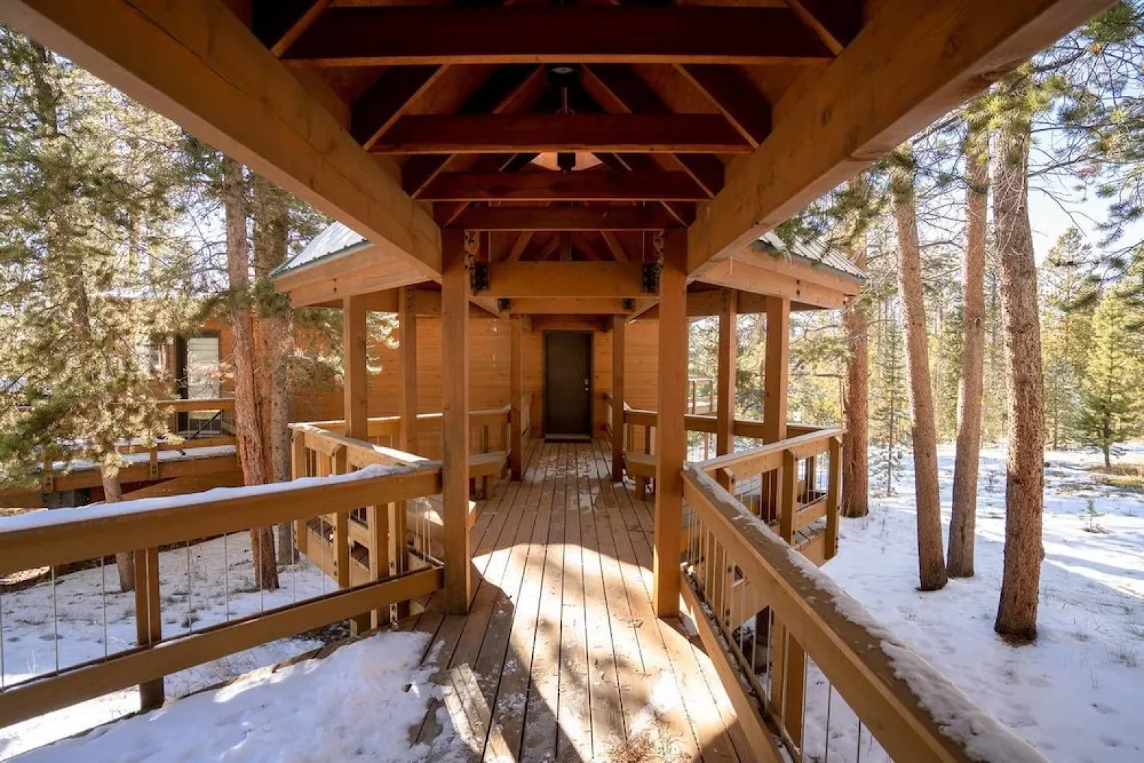 The Atrium Haven Winter Park Cabin Hot Tub